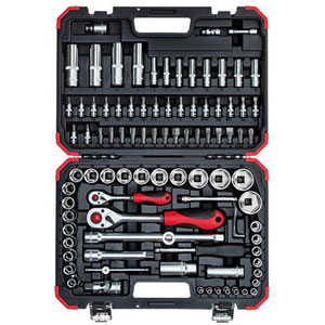 971GTE - SETS OF SOCKETS - Orig. Gedore red